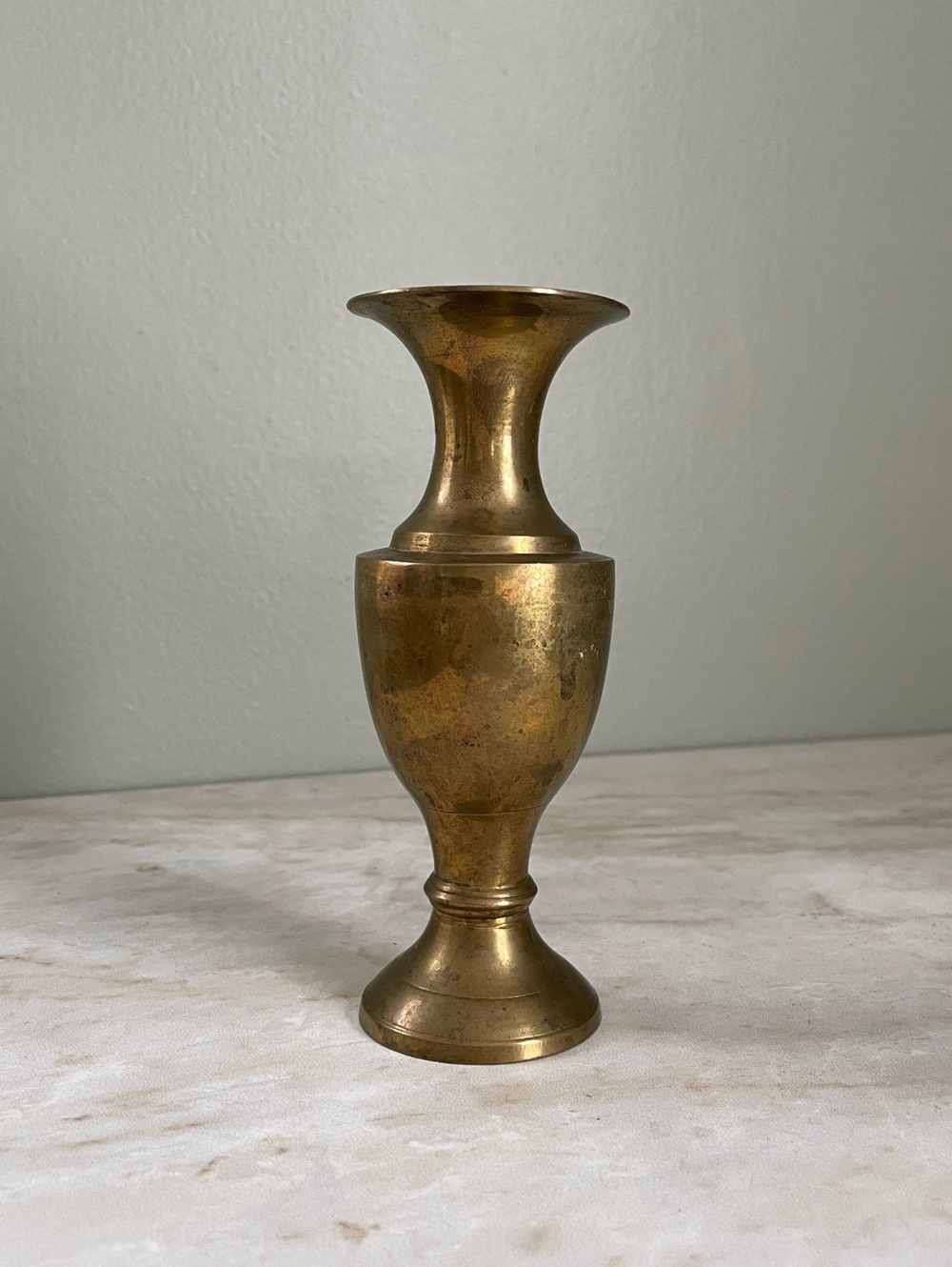 Vintage India Exotics Brass Bud Vase 6" | Traditional Collected Decor